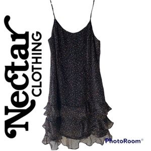 ✨NWT Black Floral Dress by Nectar✨